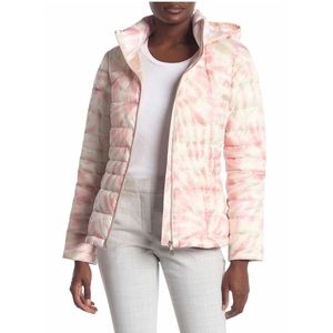 NWT Calvin Klein Packable Puffer Tye Dye Jacket